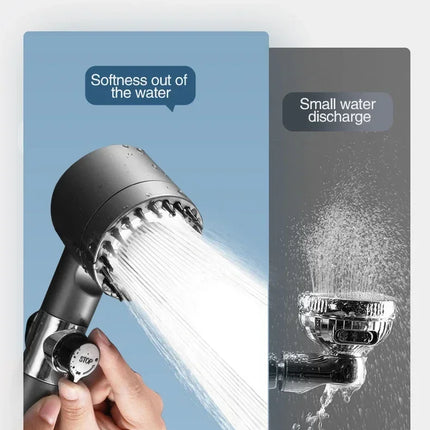 Shower Head High Pressure Showerhead Portable Filter Rainfall Faucet Tap Bathroom Bath Home Innovative Accessory Save Water 2025