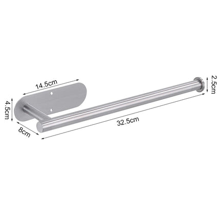 Stainless Steel Adhesive Toilet Paper Holder