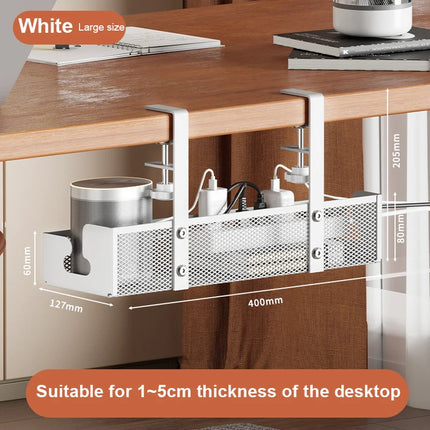 Adjustable Metal Cable Tray Computer Desk