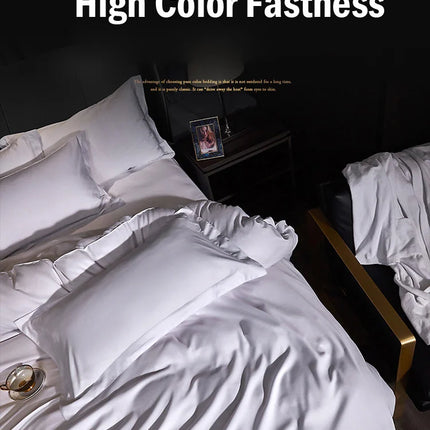Simple Bedding Set for 5-star hotels 3/4Pcs Duvet Cover,Sheet Pillowcases Double Queen King size Homestay Quilt Cover bed Linen