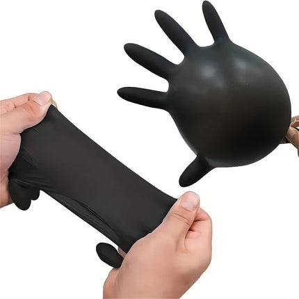 20/40/60PCS Disposable Black Nitrile Gloves for Kitchen Cooking S/M/L/XL Household Black Gloves Waterproof Cleaning Gloves
