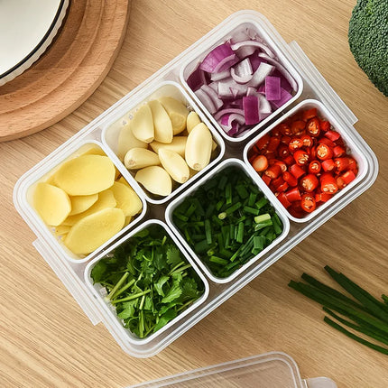 4/6 Grid Refrigerator Storage Box