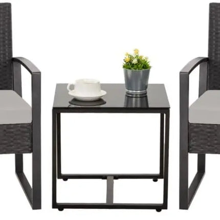 3PCS Outdoor Wicker Patio Set