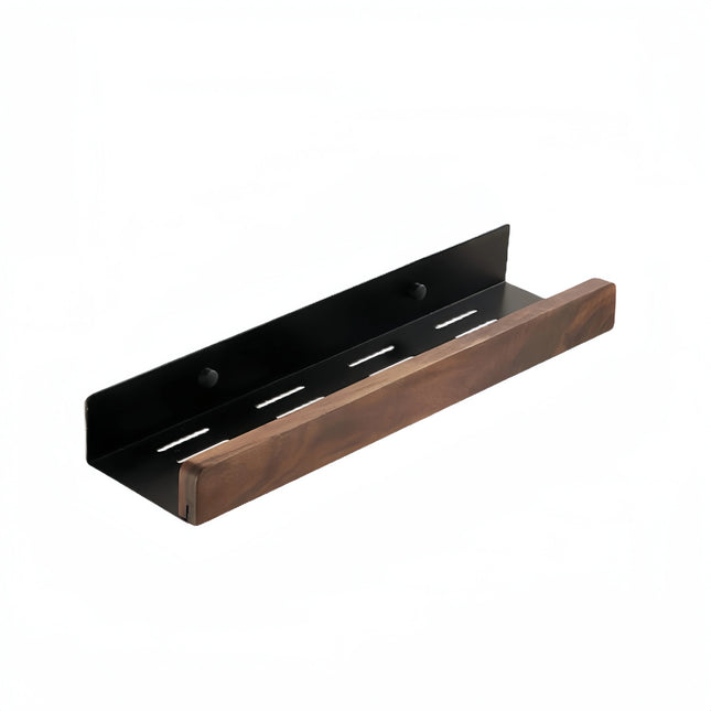 Wooden Wall-Mounted Bathroom Storage Shelf
