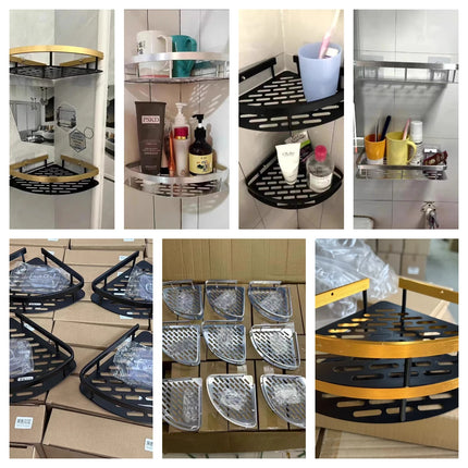 Rustproof Aluminum Shower Shelf