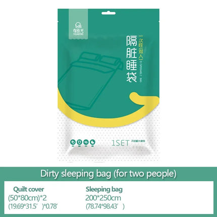 Disposable Adult Bedding, Hotel for Travel, Anti-Dirty, Waterproof, Portable, Bedsheet Bed Sheet Set Trip Necessities Portable