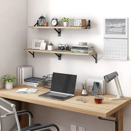 Shelves Floating Wall Shelf Wooden Wall Shelves Solid Wood Wall Hanging Storage Shelf Bathroom Accessories Simple Supplies
