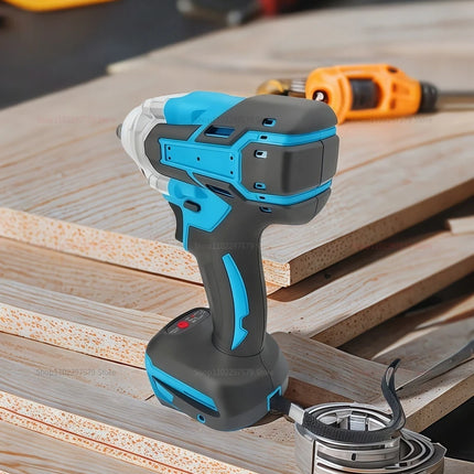 Wireless Impact Wrench Cordless Brushless Electric Power Tool High Torque Rechargeable Handheld Tool for Repair Construction