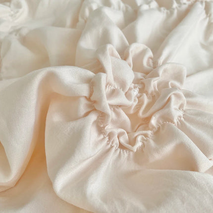 3pcs Bedding Cover, Big Pinch Pleat Duvet Cover, Soft Microfiber Bedding Set with Zipper Closure & Corner Ties