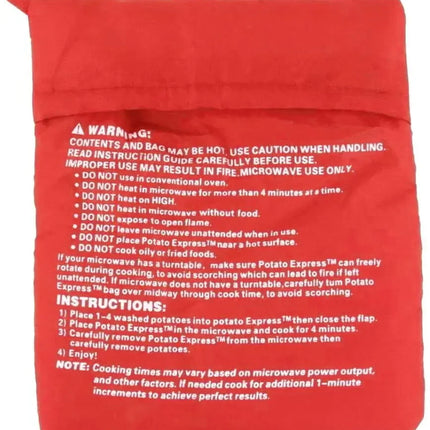 Reusable Microwave Potato Cooker Bag Washable Tortillas Cooker Pockets Corn Cooking Bag Microwave Baking Bag Kitchen Gadgets