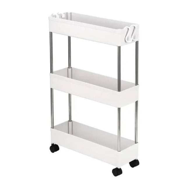 Three tier shelves for bedrooms, kitchens, home storage, and outdoor camping