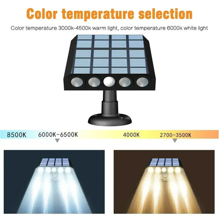 Powerful 4 LED Solar Security Lights