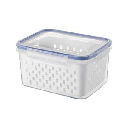 Airtight Fruit Storage Container with Removable Colander