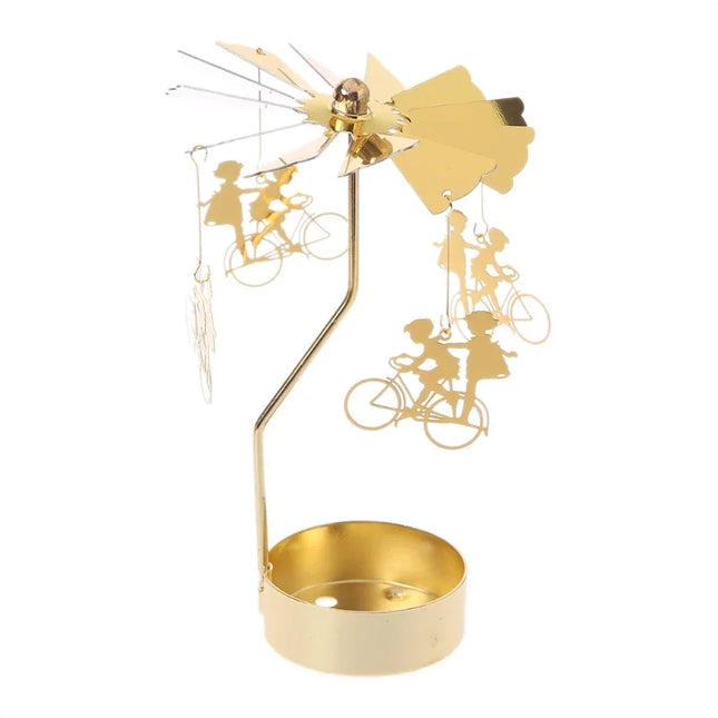 Rotating Metal Candle Holder