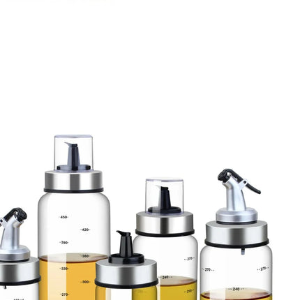 180/300/500ml Cooking Seasoning Oil Bottle Sauce Bottle Glass Storage Bottles for Oil and Vinegar Oil Dispenser For Kitchen