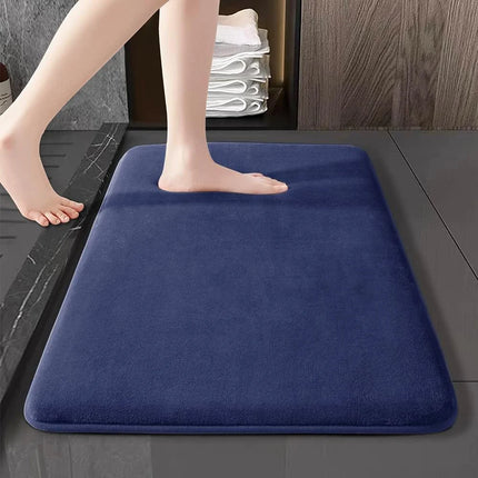 Super Absorbent Non-Slip Velvet Bathroom Door Floor Mat