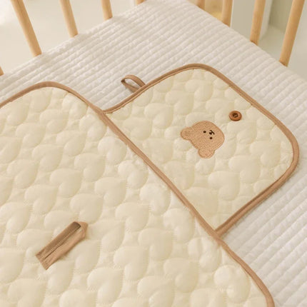 Foldable Portable Diaper Changing Pad Waterproof Baby Infant Diaper Urine Mat for Newborn Simple Bedding Changing Cover Pad