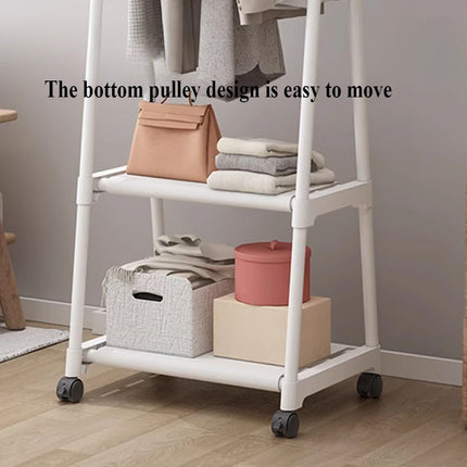 Triangle Floor Standing Clothes Rack
