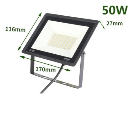 Outdoor IP66 Waterproof Path Light Spotlight LED Floodlight AC220V  20W 30W 50W 100W  Outdoor Garden Porch Courtyard Lamp