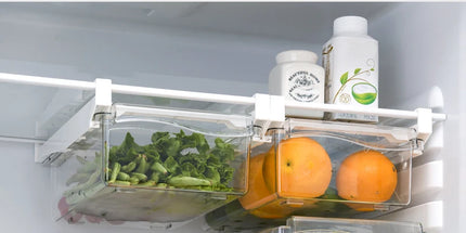 Hanging Refrigerator Box Eggs Fruit Food Vegetable Storage Slide Out Drawer Tray Transparent Fridge Container Kitchen Organizer