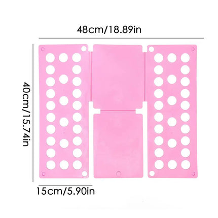 ABS Clothes Folding Board Easy and Fast Kids Laundry Folder Shirt Folding Board Home Storage Tool for Kid Children Adults