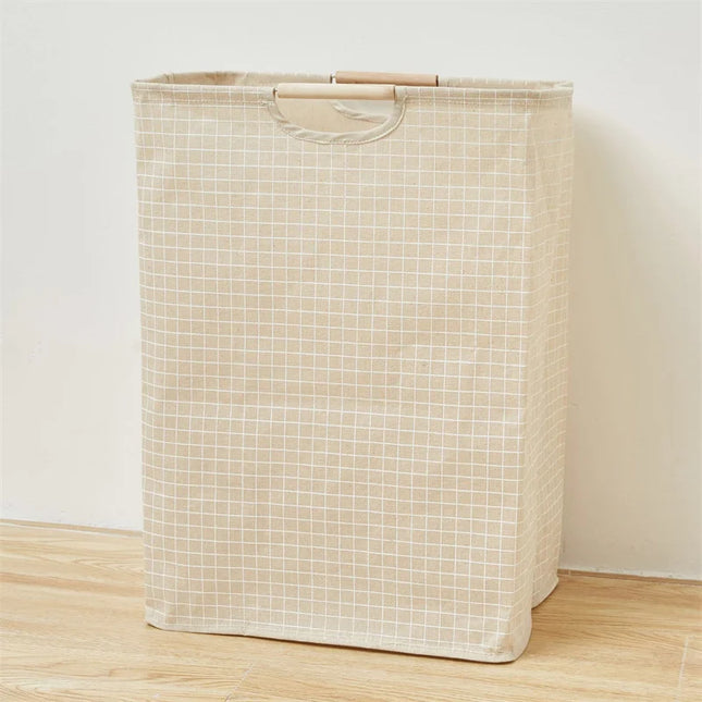Collapsible Cotton Laundry Basket