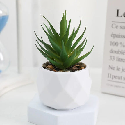 Mini Artificial Succulent Bonsai Plants