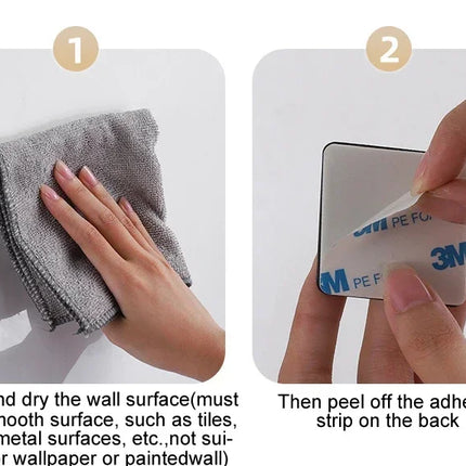 Self-adhesive Bathroom Hook Key Bag Shower Door Robe Towel Adhesive Hanger Kitchen Accessories For Organizer Wall Stickers Hooks