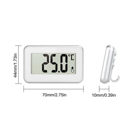 Electronic Thermometer Household Digital Temperature Meter Refrigerator Wall Hanging Thermometer Freezer Frost Alarm Thermometer