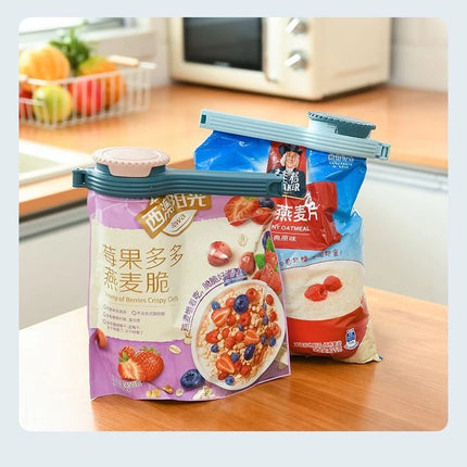 1PC Reuseable Bag Clip Snack Fresh Food Storage Sealing Kitchen Mini Sealer Food Clip with Cap Type Spray Nozzle Moistureproof