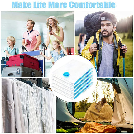 8/5/3/1PCS Vacuum Storage Bags Compression Pack Vacuum Bag for Storing Clothes Bedding Blanket Space Save Travel Bag Organizer