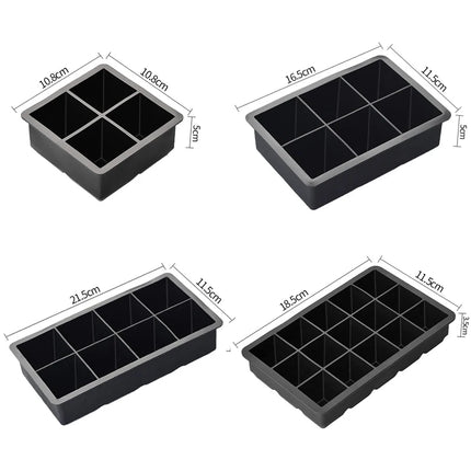 Reusable Ice Cube Silicone Mold Ice Maker IceCream Tools Food Grade Ice Ball Mold Round Square IceTray Mold Kitchen Tools