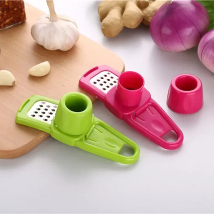 Ginger Garlic Crusher Press Garlic Grinding Grater Cutter Peeler Manual Garlic Mincer Chopping Tool Kitchen Accessories