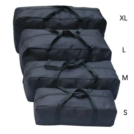 Oxford Cloth Mobile Luggage Bag Outdoor Waterproof Tent Storage Bag Laundry Shopping Bag Cube Home Storage And Packaging Tools