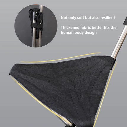 Lightweight Cane With Seats Height Adjustables 3 Legged Lightweight Folding Cane Versatile Stable Walking Stick For Elderly