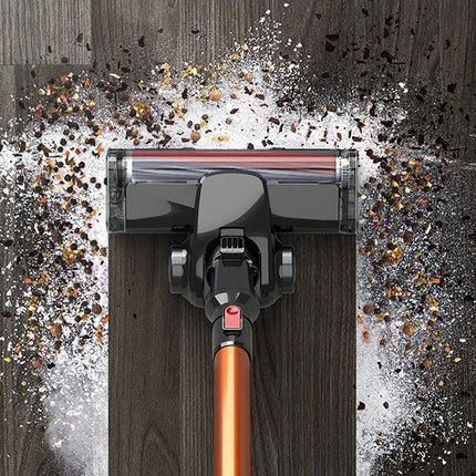 Wireless Handheld Vacuum Cleaner For Home Electric Broom 15kPa Powerful Suction Carpet Floor Bedding Cleaner Removable Battery