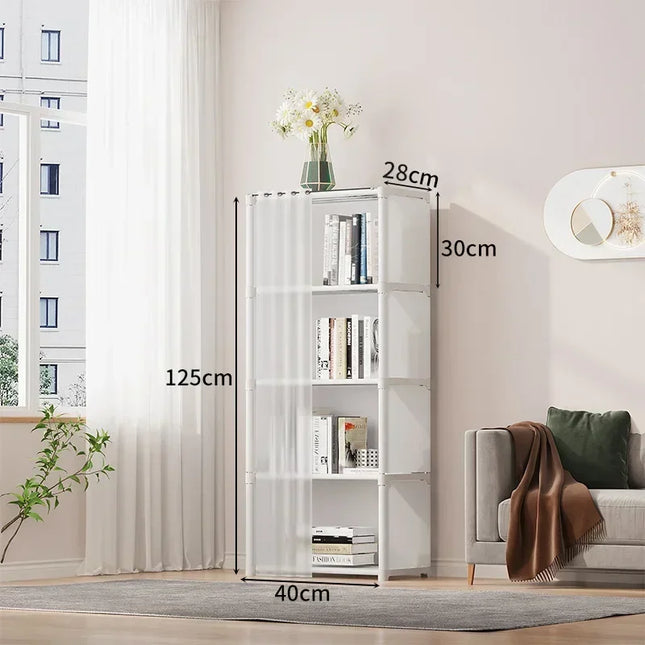 6/5 Layer Dustproof Wardrobe Storage Cabinet