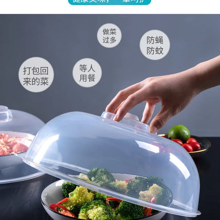 Microwave heating insulation dish cover high quality pp plastic non-toxic high temperature resistant kitchen accessories