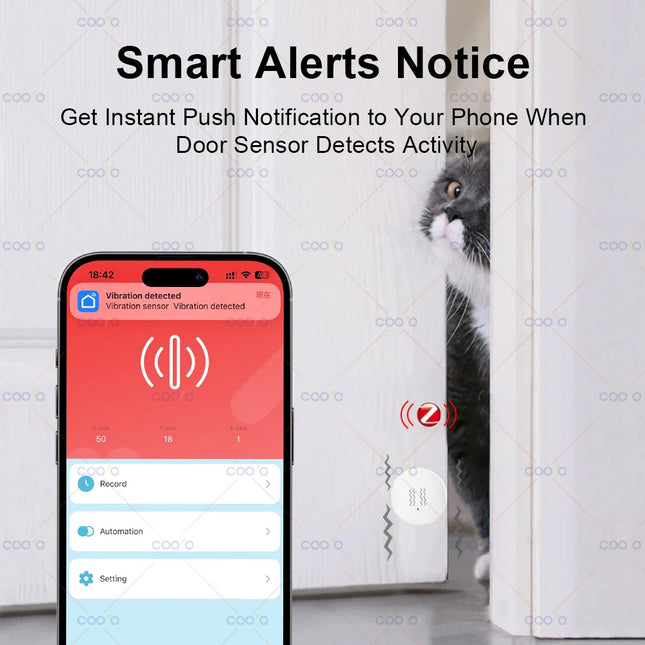 Zigbee Smart Vibration Sensor