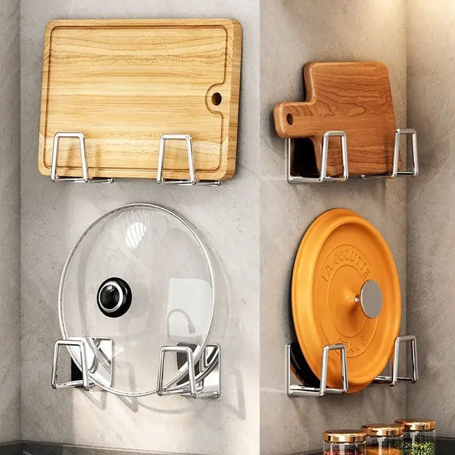 Kitchen Sponge Racks Self Adhesive Sink Sponges Drain Drying Rack Holders Stainless Steel Wall Hooks Home Storage Hook Organizer