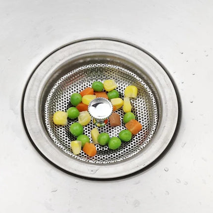 Waste Plug Sink Strainer Stainless Steel Basin Drain Filter  Shower Floor Sewer Mesh Hair Catcher Kitchen Bathroom Accessories