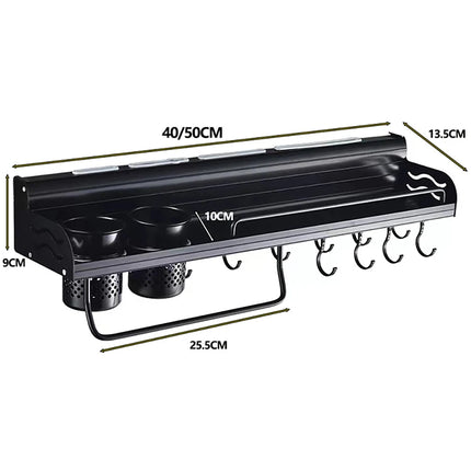 Kitchen Spice Storage Knives Holder Knife Stand Spice Rack Organizer Knives Holder Spoon and Chopsticks Rest Hanging Organizers
