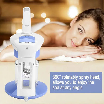 Beauty Salon Ionic Mist Sprayer Facial Steamer Heated Humidifier Face Sauna Ozone Steam Cleansing Spa Machine Skin Care Tool