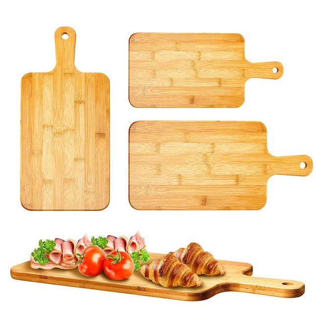 Large Bamboo Cutting Board with Handle