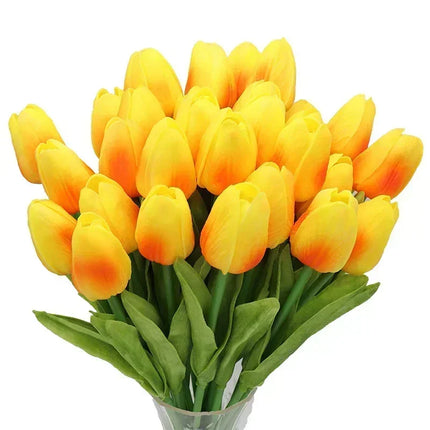 3/5PCS Artificial Tulip Bouquet Real Touch Flowers