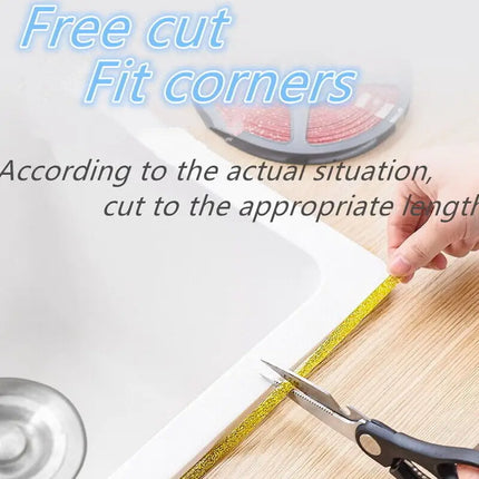 6M Ceramic Tile Gap Tape Kitchen Bathroom Waterproof Beautiful Seam Self-Adhesive Sticker Wall Floor Gap Line Decorative Strip