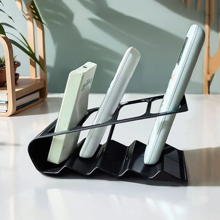 Creative Four Grid Remote Control Storage Rack Storage Box Plastic Desktop Rack Home Storage Organization