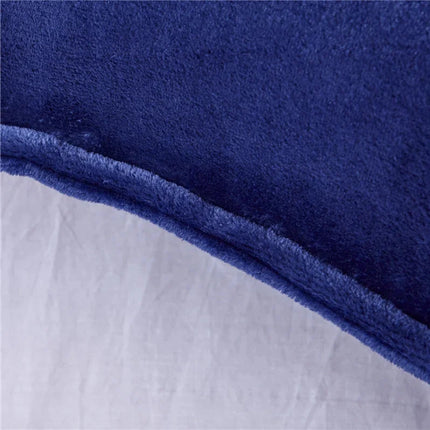 Solid Color Flannel Long Pillow Case Soft Comfortable Adults Double Lover Sleeping Pillow Cover Bedding Body Pillowcase
