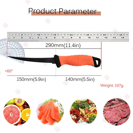 6INCH Kitchen Fillet Boning Knife Stainless Steel Butcher Knife for Fish Knife Meat Cleaver Fishes Slicing Kitchen Knives
