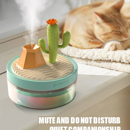 Landscape Air Humidifier Small Spray Hydration Household Silent Bedroom Desktop Car USB Aromatherapy Humidifiers Diffuser